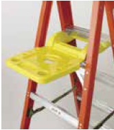 Molded Plastic Pail Shelf