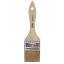 WHITE BRISTLE THROWAWAY BRUSH 2"- ONE PIECE