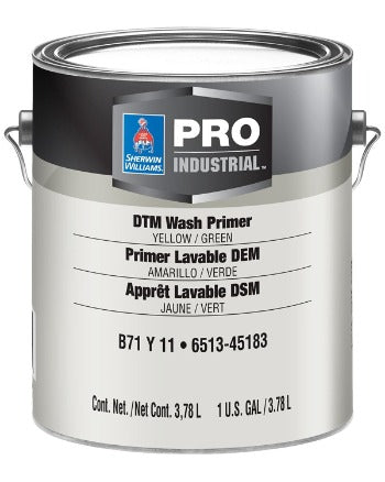 Pro Industrial DTM Wash Primer (B71Y00011 Yellow-Green)