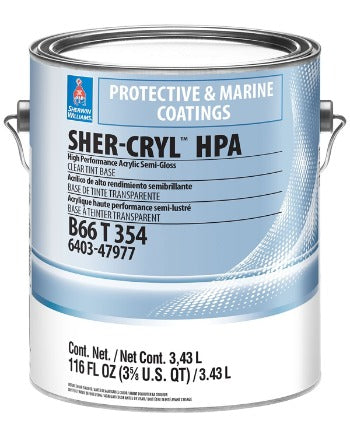 Sher-Cryl HPA High Performance Acrylic B66-300 Series Gloss, B66-350 Series Semi-Gloss