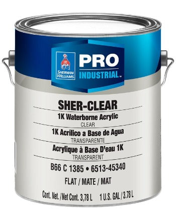 Pro Industrial Sher-Clear 1K Acrylic Clear Coat high gloss