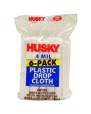 Plastic Drop Cloth – 6-Pk.