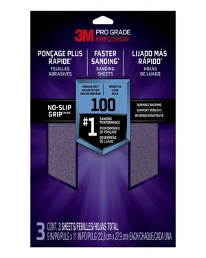 3M Pro Grade Precision FASTER SANDING Sanding Sheets