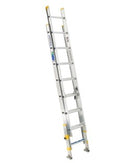 Werner The Equalizer D1700-2EQ Series Type II Aluminum D-Rung Extension Ladder