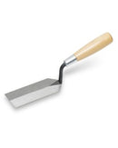 Marshalltown Margin Trowel Carbon Steel with Wood Handle 2 Inch x 5 Inch