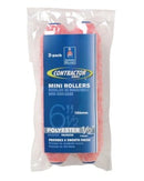Contractor Series Polyester Mini Roller (pink polyester cover - 2 pk)
