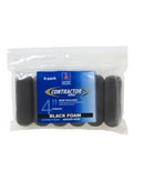 Contractor Series Black Foam Mini Rollers (6 pk)