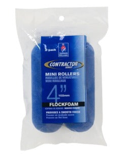 Contractor Series Flock Foam Mini Rollers (2 pk)