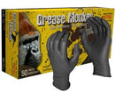 GREASE MONKEY BLK NITRILE GLOVES 8mm - LARGE